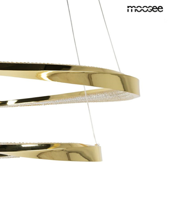 Pendul Anillo 2 80x40x28 cm, Metal și Aluminiu Auriu - Moosee [5]