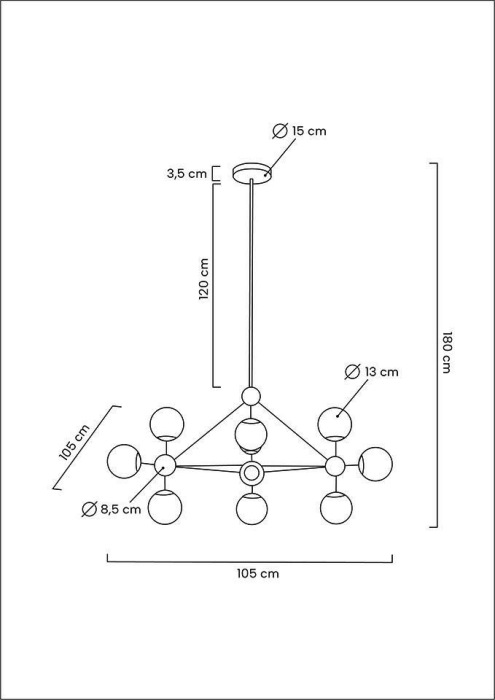 Pendul Astrifero 10 105x105x180 cm - Moosee [8]