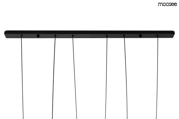 Pendul Atlas 3 110x8,5x240 cm, Aluminiu și Metal Negru - Moosee [7]