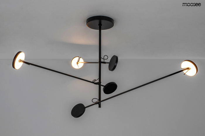 Pendul Bobbie 3 120x120x80 cm, Oțel Negru - Moosee [2]