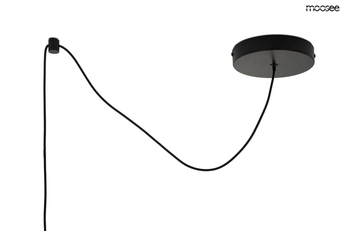 Pendul Bobbie 45x15x240 cm, Oțel Negru - Moosee [5]