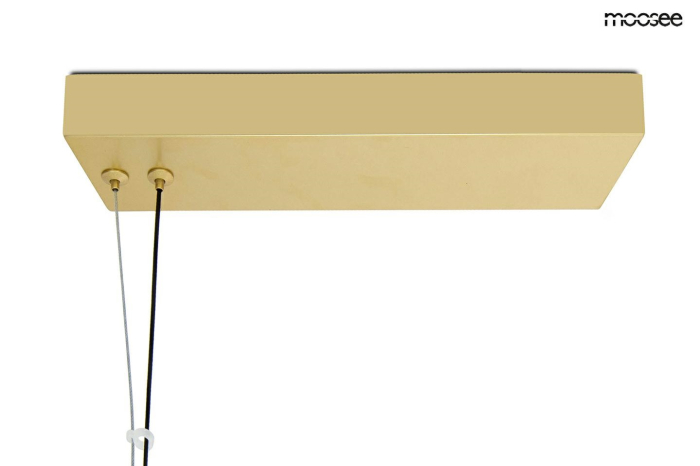 Pendul Breath 180 182x29x255 cm, Oțel și Acril Auriu Finisaj Auriu - Moosee [12]
