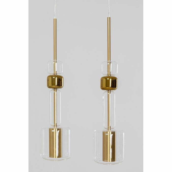 Pendul Candy Bar 103x13x60 cm, Sticlă Transparentă și Accente Aurii Auriu - Kare Design [5]