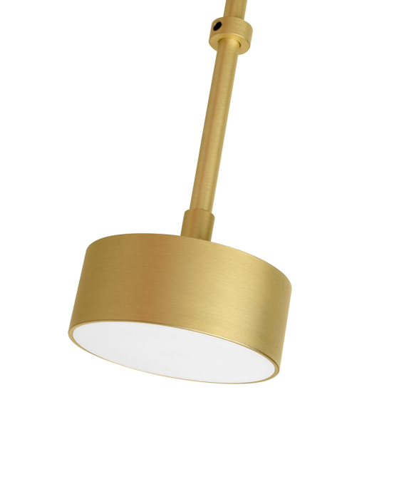 Pendul Capri Line 3 120x60x273 cm, Abajururi din Sticlă și Aluminiu Anodizat Auriu - Moosee [12]