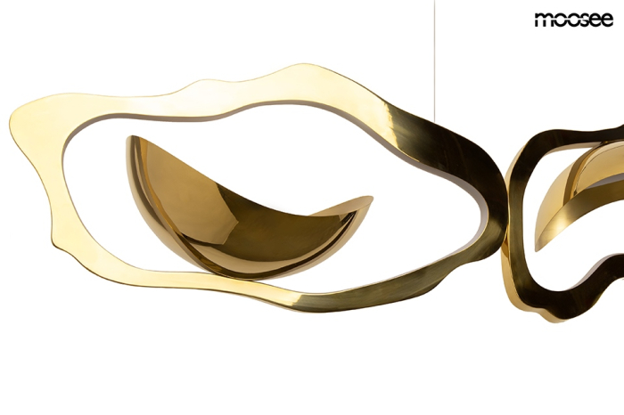 Pendul Chain 210x30x205 cm, Oțel Auriu Lucios - Moosee [4]
