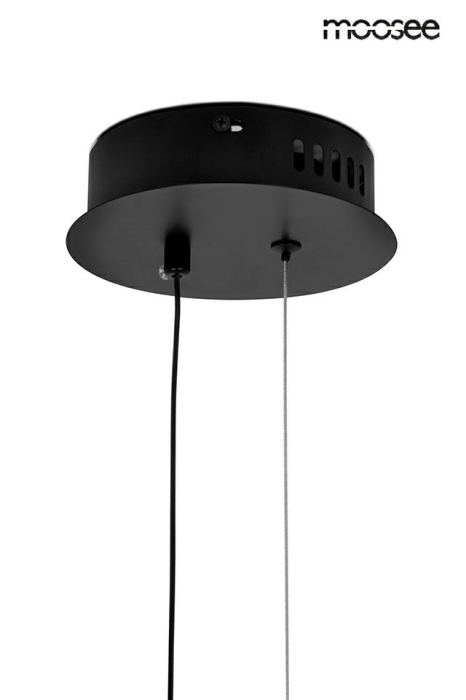 Pendul Circulo 80x15x250 cm, Metal și Aluminiu Negru - Moosee [5]