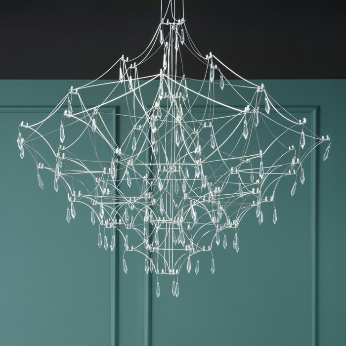 Pendul Constelation 77x77x262 cm, Oțel Periat Auriu - Moosee [4]