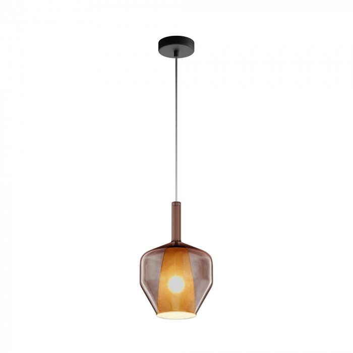 Pendul Duality MOD271PL-01B6, 1xE27, negru+maro, IP20, Maytoni [1]