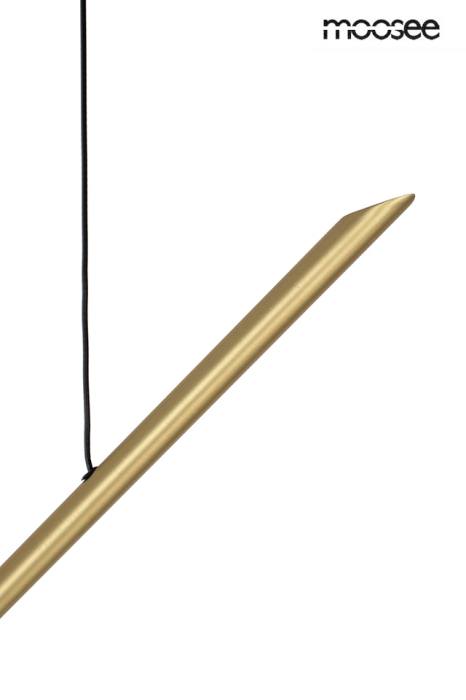 Pendul Echo 31x25x240 cm, Sticlă și Metal Auriu Satinat - Moosee [4]