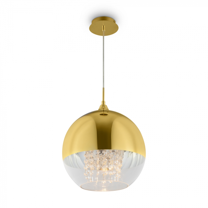 Pendul Fermi P140-PL-170-1-G, 1xE27, auriu+transparent, IP20, Maytoni [3]
