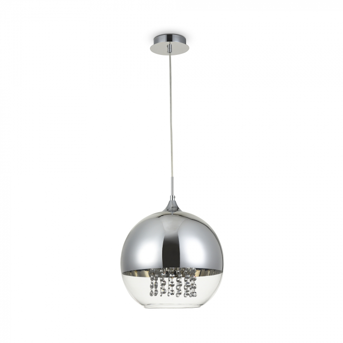 Pendul Fermi P140-PL-170-1-N, 1xE27, nichel+transparent, IP20, Maytoni [5]