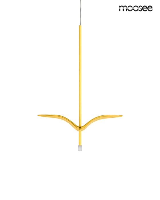 Pendul Gavi A 31x8x280 cm, Oțel și Acril Auriu - Moosee [2]