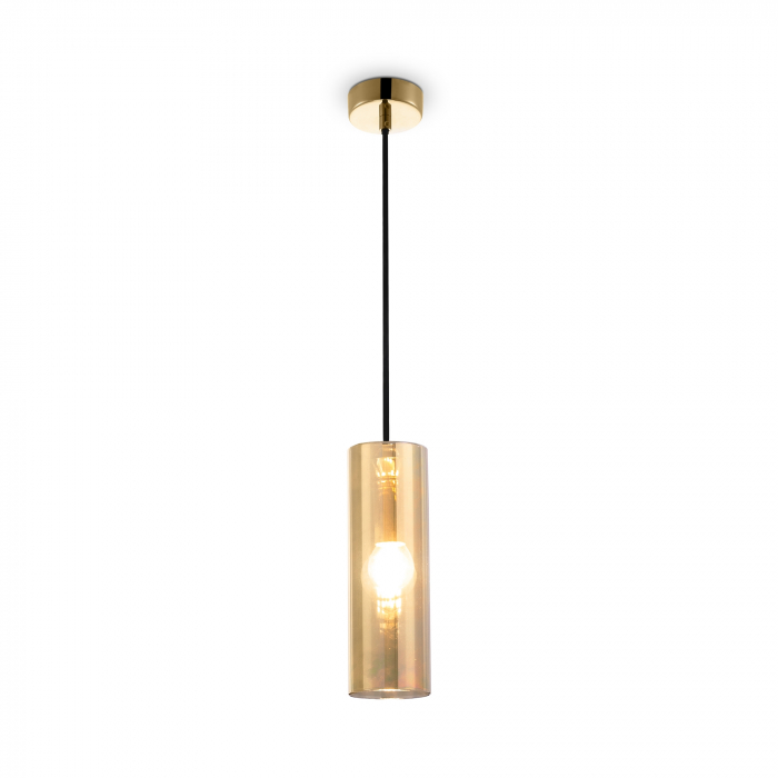 Pendul Gioia P011PL-01G, 1xE14, auriu+ambra, IP20, Maytoni [2]