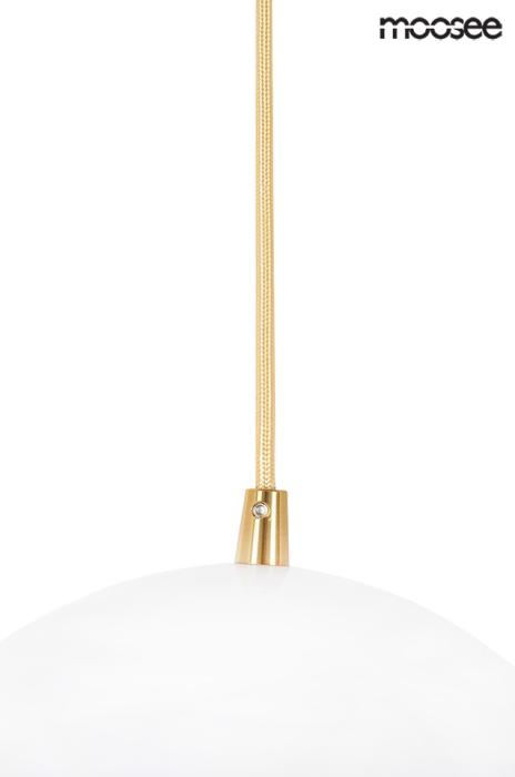 Pendul Globe 25x25x235 cm, Metal Auriu Periat - Moosee [6]