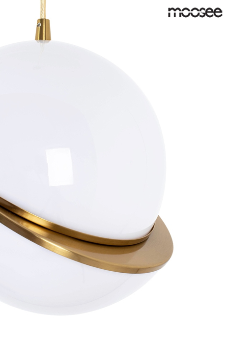 Pendul Globe 25x25x235 cm, Metal Auriu Periat - Moosee [4]