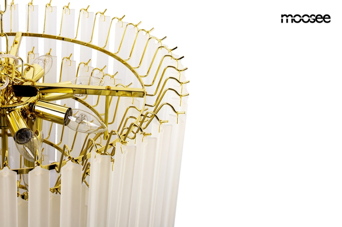 Pendul Gordon 60x60x255,5 cm, Oțel și Sticlă Auriu - Moosee [5]