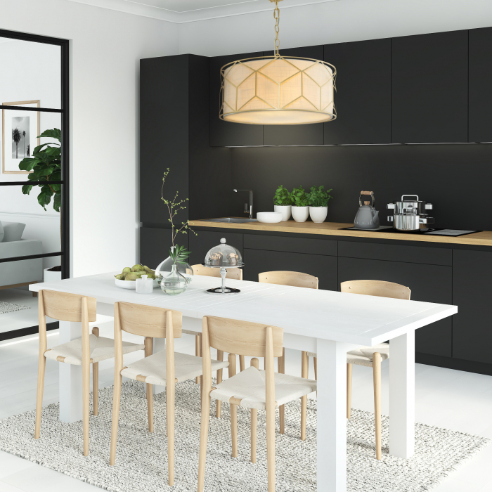 Lustra Messina H223PL-03G, 4xE27, aurie+alba, IP20, Maytoni [2]