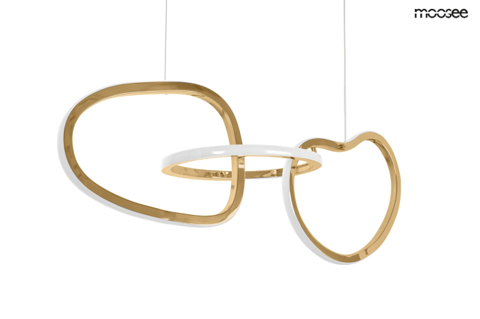 Pendul Jazz 3 80x31x210 cm, Oțel Auriu - Moosee [3]