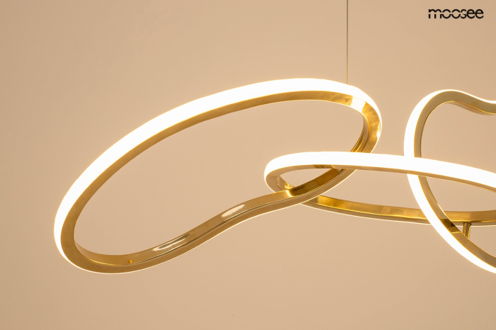 Pendul Jazz 5 120x35x220 cm, Oțel Auriu - Moosee [6]