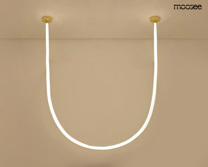 Pendul Lasso 1000 400x10x600 cm, Oțel Auriu - Moosee [2]