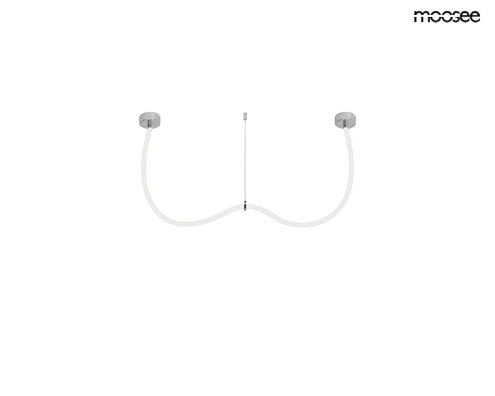 Pendul Lasso 200 100x10x100 cm, Oțel Argintiu - Moosee [6]