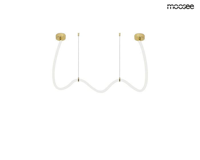 Pendul Lasso 300 100x10x200 cm, Oțel Auriu - Moosee [7]