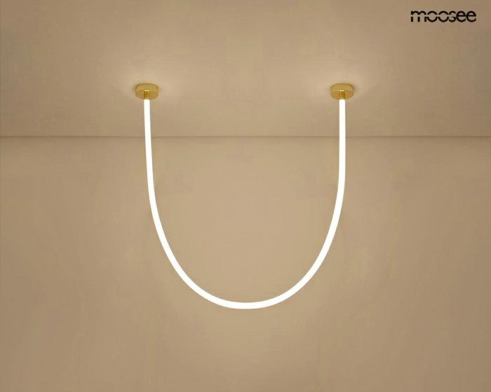 Pendul Lasso 300 100x10x200 cm, Oțel Auriu - Moosee [2]
