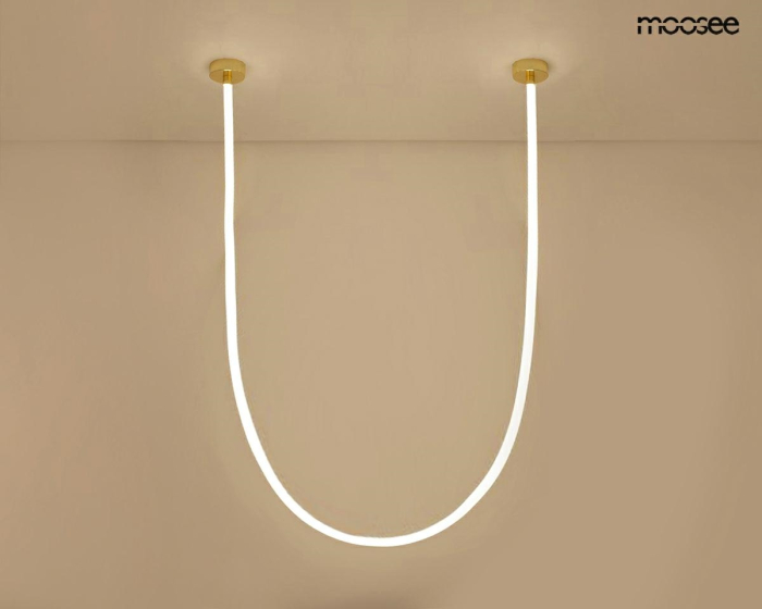 Pendul Lasso 500 100x10x400 cm, Oțel Auriu - Moosee [2]