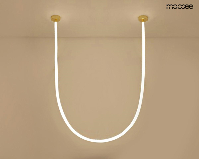 Pendul Lasso 600 200x10x400 cm, Oțel Auriu - Moosee [2]