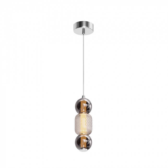 Pendul LED Drop MOD273PL-L16CH3K, 16W, 2000lm, lumina cald, IP20, crom, Maytoni [1]