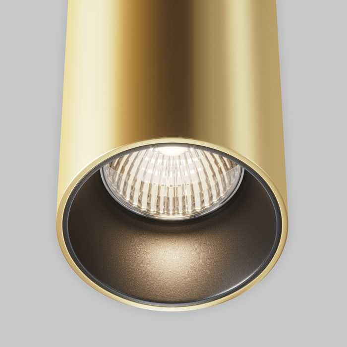 Pendul LED Efir P089PL-33W3K-MG, 33W, 2730lm, lumina calda, IP20, auriu+negru, IP20, Maytoni [2]