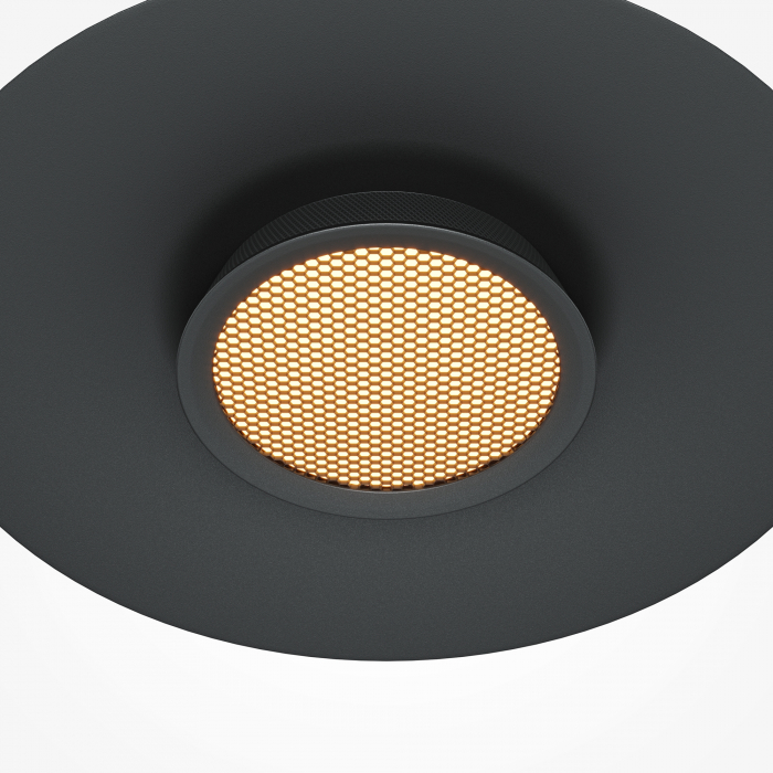 Pendul LED Ei MOD041PL-L15B3K1, 15W, 800lm, lumina calda, IP20, negru, Maytoni [2]