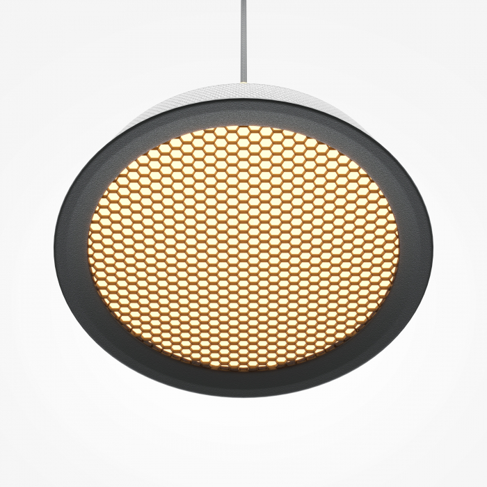 Pendul LED Ei MOD041PL-L15WG3K, 12W, 650lm, lumina calda, IP20, alb+auriu, Maytoni [2]