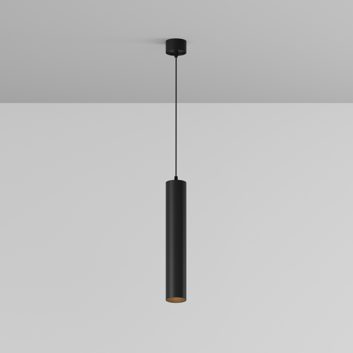 Pendul LED Focus P072PL-L12B3K-1, 12W, 1100lm, lumina calda, IP20, negru, Maytoni [1]