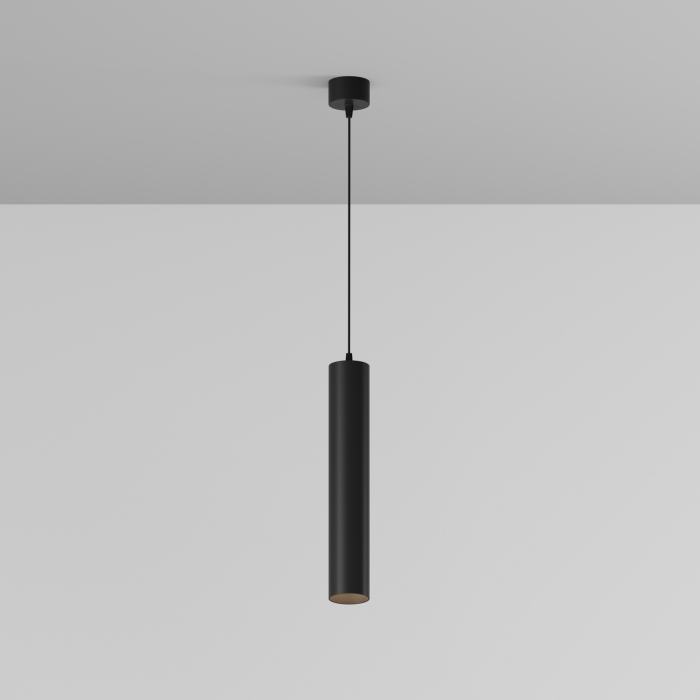 Pendul LED Focus P072PL-L12B4K-1, 12W, 900lm, lumina calda, IP20, negru, Maytoni [1]