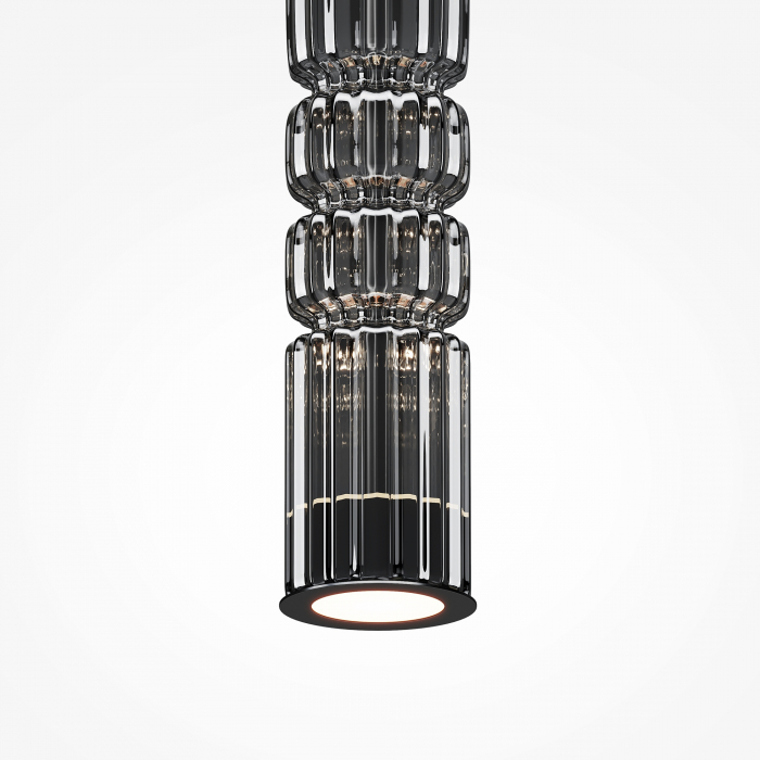 Pendul LED Ordo MOD272PL-L12B3K, 8W, 920lm, lumina calda, IP20, negru+fumuriu, Maytoni [3]