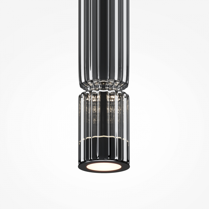 Pendul LED Ordo MOD272PL-L12B3K1, 8W, 920lm, lumina calda, IP20, negru+fumuriu, Maytoni [3]
