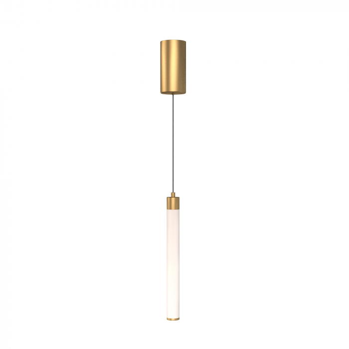 Pendul LED Ray P022PL-L10MG3K, 10W, 1000lm, lumina calda, IP20, auriu, Maytoni [1]