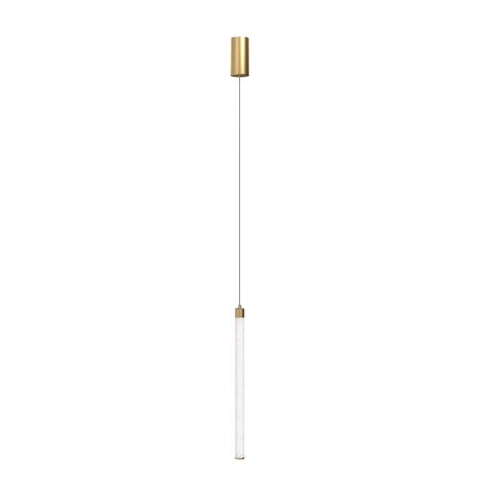 Pendul LED Ray P022PL-L20G3K, 20W, 2600lm, lumina calda, IP20, auriu, Maytoni [1]