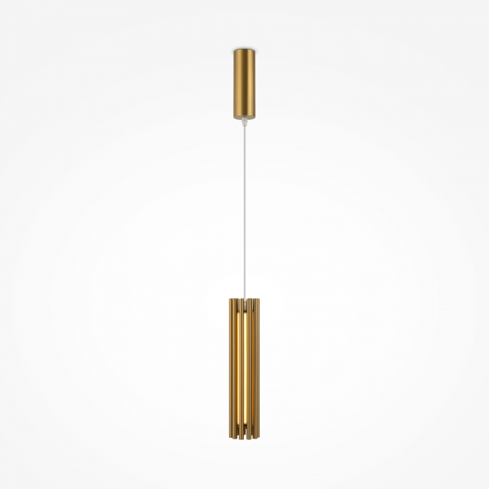 Pendul LED Sonata MOD410PL-L12BS3K, 12W, 330lm, lumina calda, IP20, aurie, Maytoni [1]