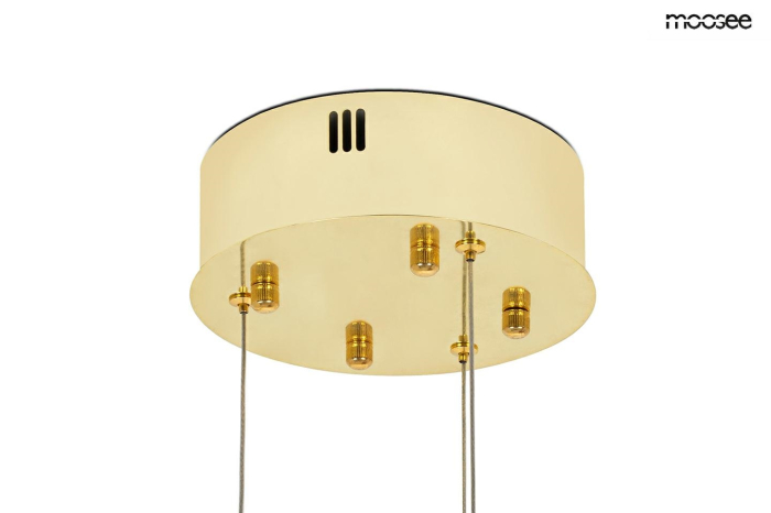 Pendul Liberty 3B 190x120x158 cm, Sticlă Cristal Auriu - Moosee [7]