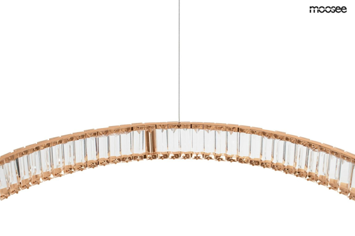 Pendul Liberty 40 41,5x41,5x257 cm, Sticlă Cristalină Auriu - Moosee [6]
