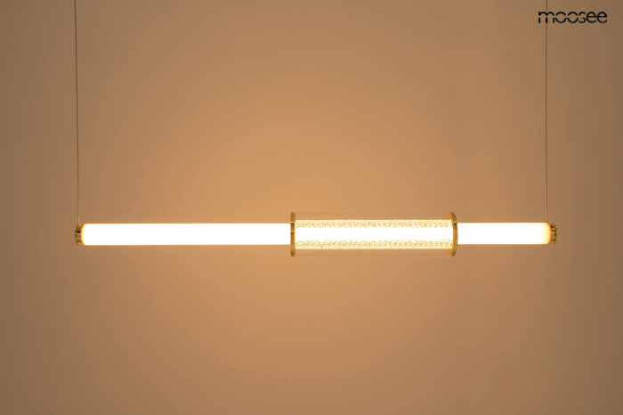 Pendul Libra 85x8,5x8,5 cm, Metal și Sticlă Auriu - Moosee [2]