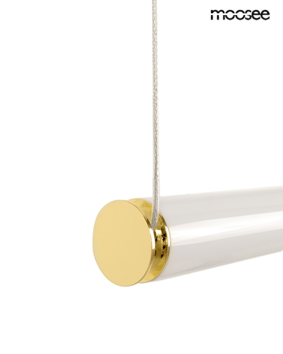 Pendul Libra 85x8,5x8,5 cm, Metal și Sticlă Auriu - Moosee [5]