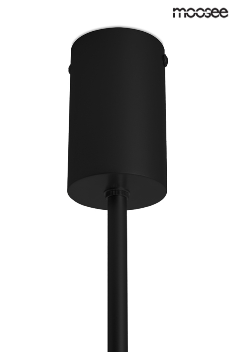 Pendul Low 25x13x133 cm, Sticlă și Metal Negru - Moosee [4]
