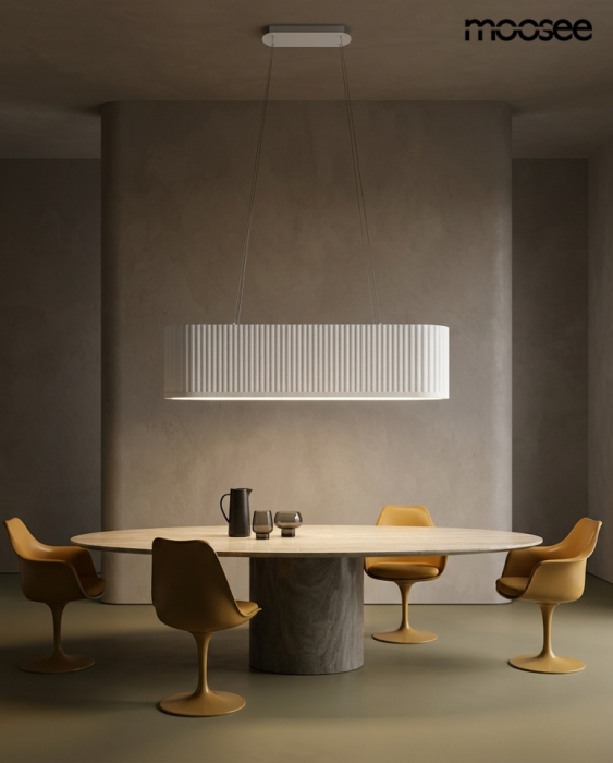 Pendul Mazaya 120x28x534 cm, Metal Alb - Moosee [9]