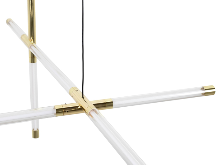 Pendul Mikado M 145x145x250 cm, ["Metal" și "Acril"] Auriu - Moosee [5]