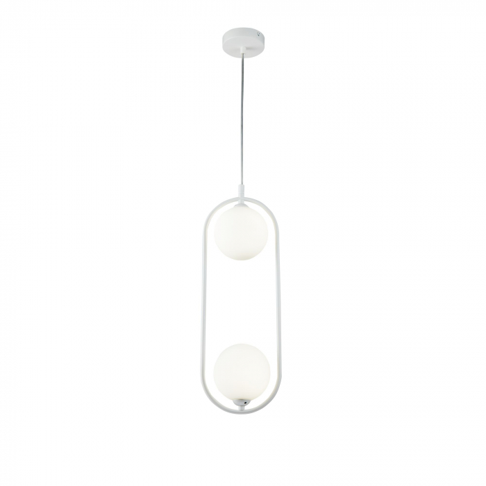 Pendul Ring MOD013PL-02W, 2xG9, alba, IP20, Maytoni [1]