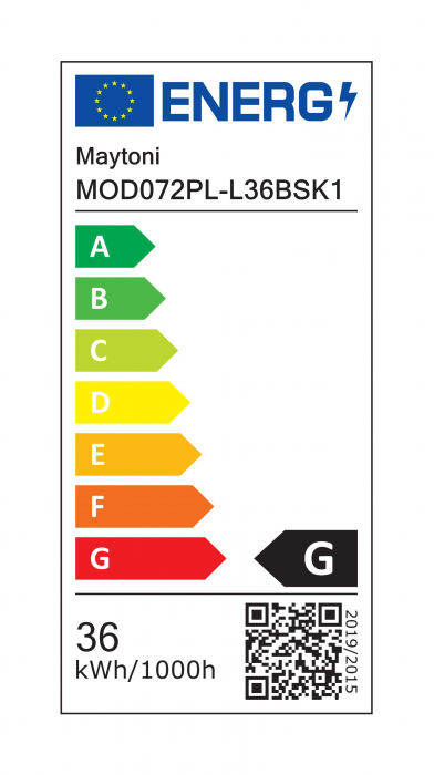Lustra LED Glint MOD072PL-L36BSK1, 36W, 2200lm, lumina calda, IP20, aurie, Maytoni [5]