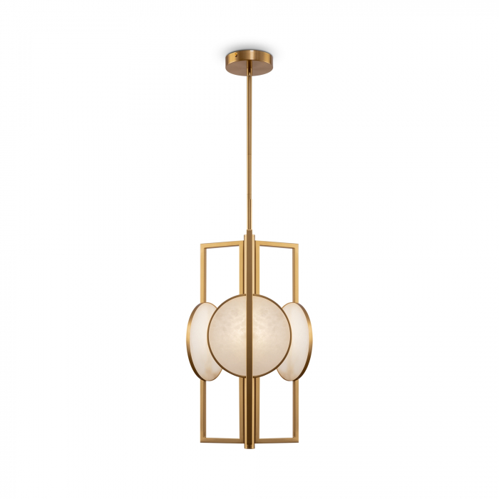 Lustra Marmo MOD099PL-03G, 3xE14, aurie+alba, IP20, Maytoni [2]